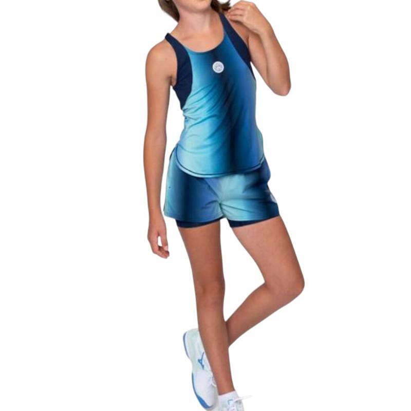 Short Bidi Badu Spectrum 2 em 1 Impresso Azul Oscuro Aqua Junior 5/5