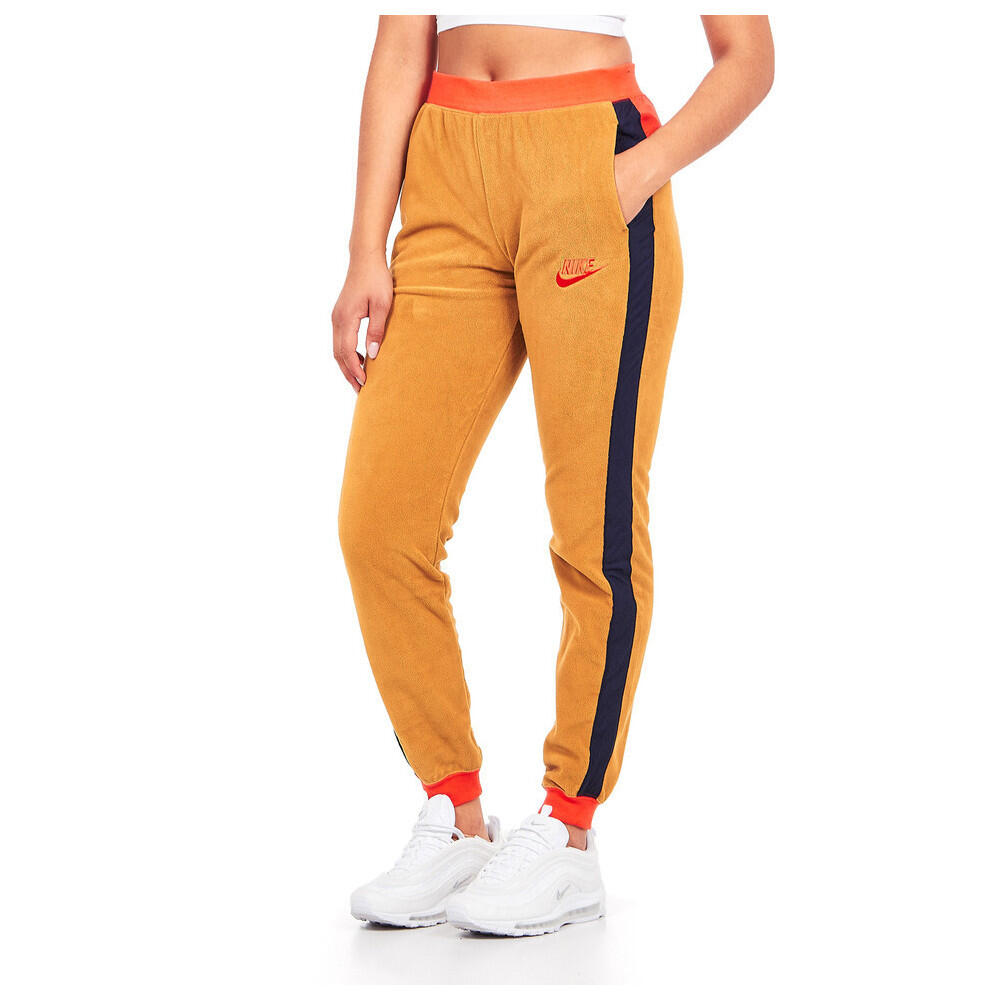 Nike - Pantalon De Survêtement Nike Nsw Polar - Pantalons - Beige|rouge - 38 S - Decathlon