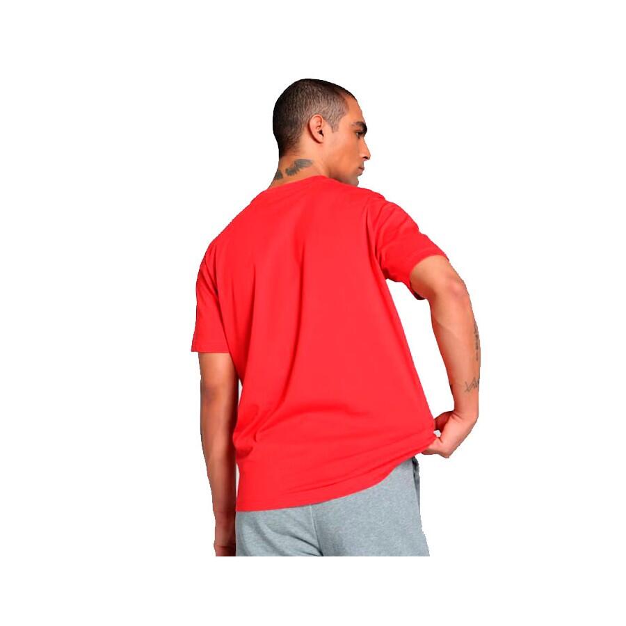 Camiseta Hombre Puma ESS TEE Rojo 2/4