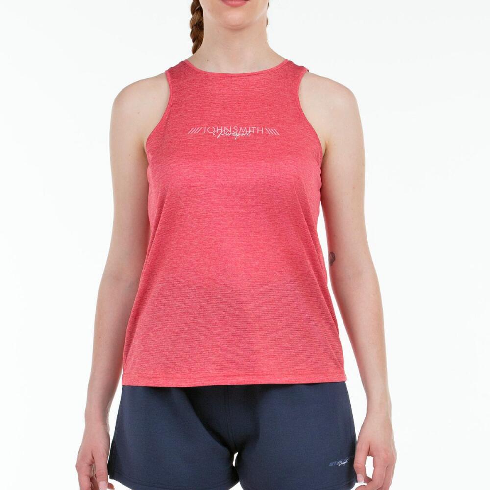 JOHN SMITH MUXIA. Vinho Rosé. Camiseta com alças para mulher. 1/4