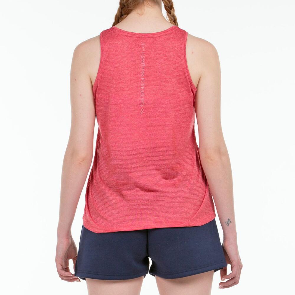 JOHN SMITH MUXIA. Vinho Rosé. Camiseta com alças para mulher. 4/4