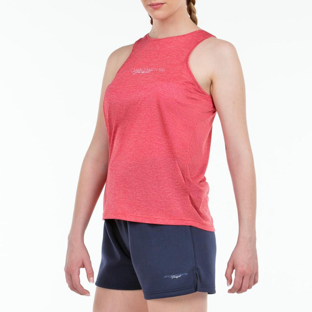 JOHN SMITH MUXIA. Vinho Rosé. Camiseta com alças para mulher. 2/4
