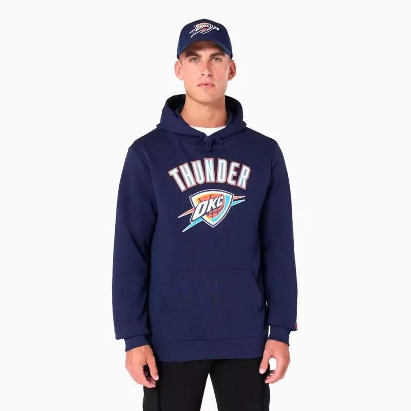 Sweat à Capuche NBA Oklahoma city Thunder New Era Bleu marine 2/6