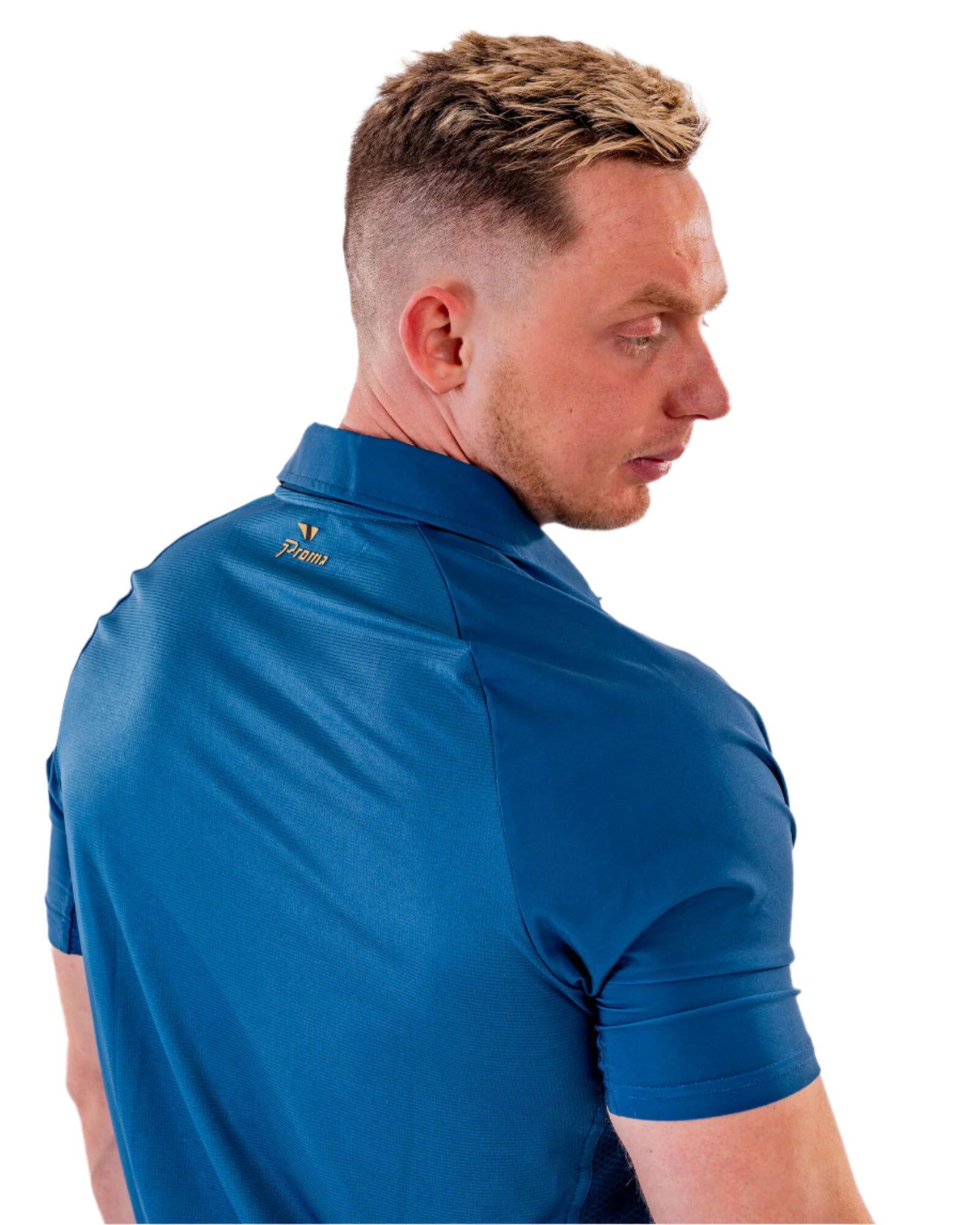 Performance Polo - Brush Navy/Gold 4/4