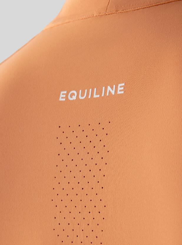 Polo sans manches CREVEC Orange - EQUILINE 3/4