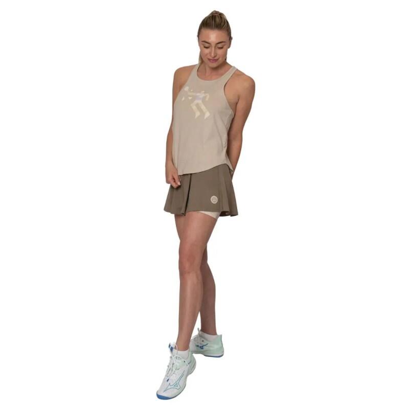 Camiseta Bidi Badu Paris Chill Beige Mujer 3/5