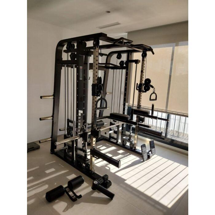 Binom Multigimnasio B18 triple polea, rack, multipower y abs 5/5