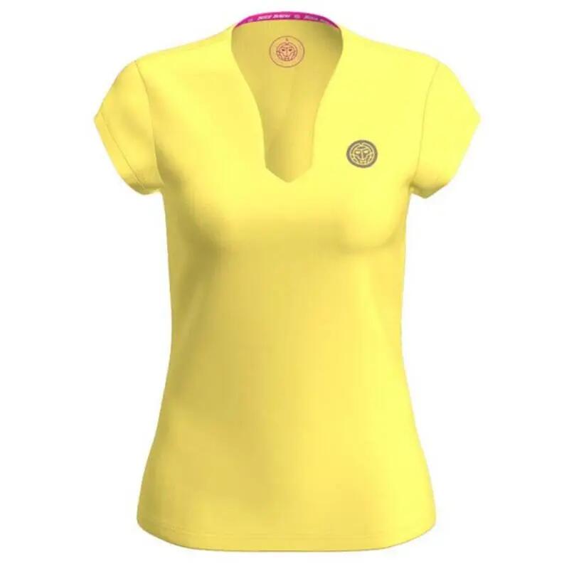 Camiseta Bidi Badu Spectrum V-Neck Amarillo Mujer 5/5
