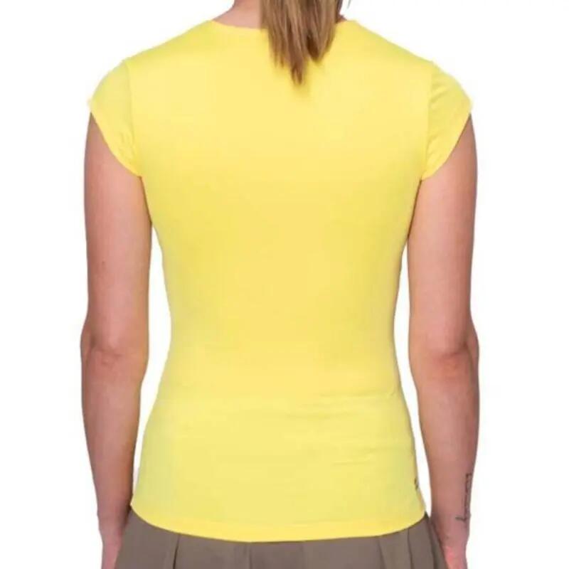 Camiseta Bidi Badu Spectrum V-Neck Amarillo Mujer 2/5