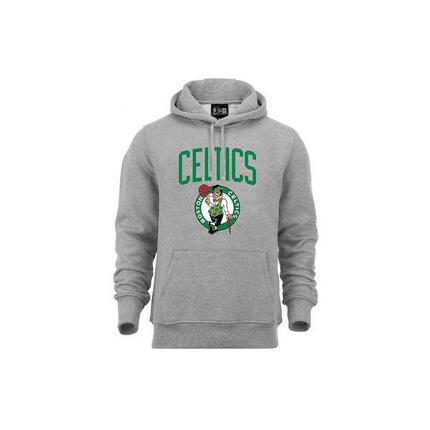 Sweat à Capuche NBA Boston Celtics New Era Team logo Gris