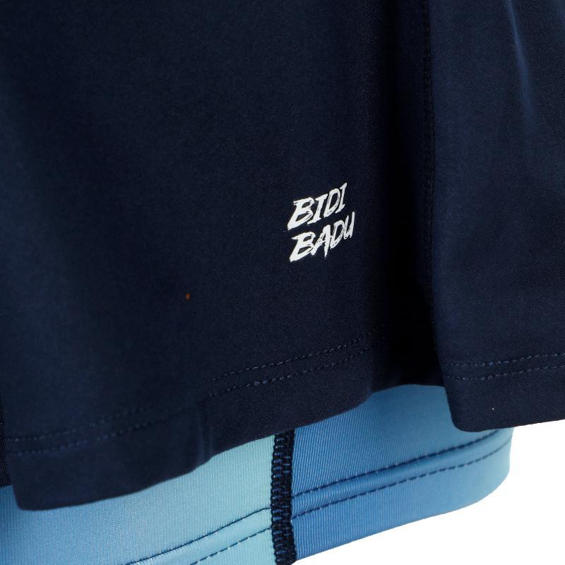 Falda Bidi Badu Spectrum Estampado Ondulado Azul Oscuro Aqua Junior 2/5