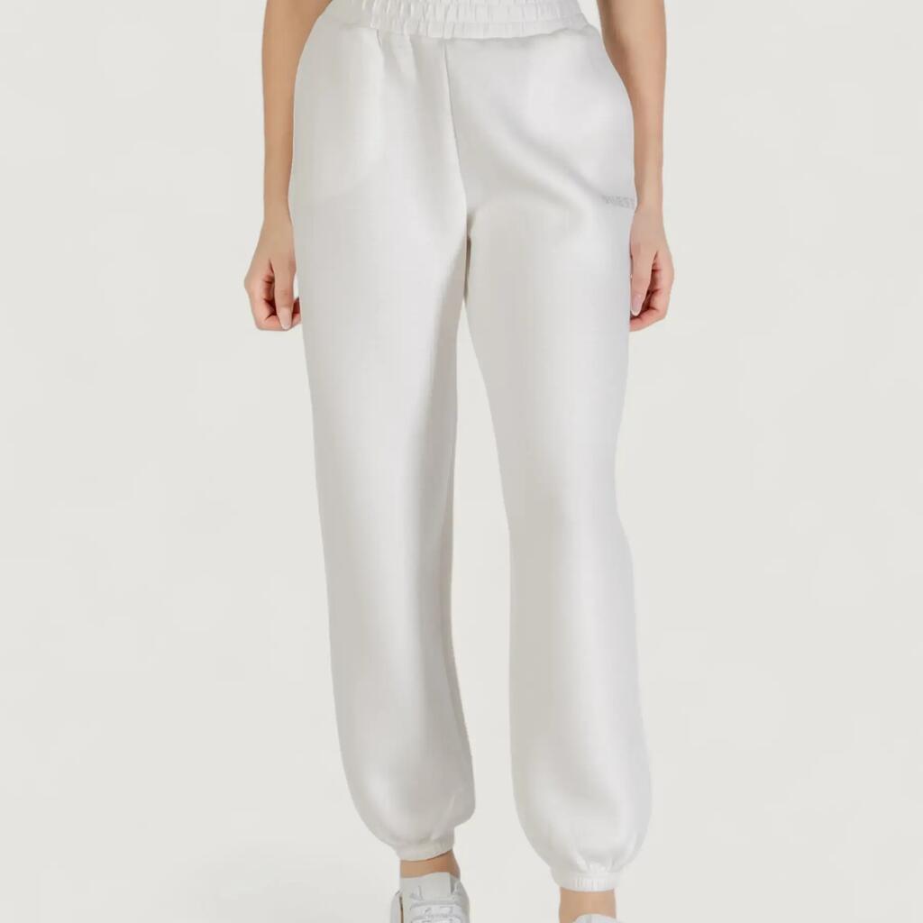 trousers CECILIA SCUBA JOGGER PANTS WHITE
