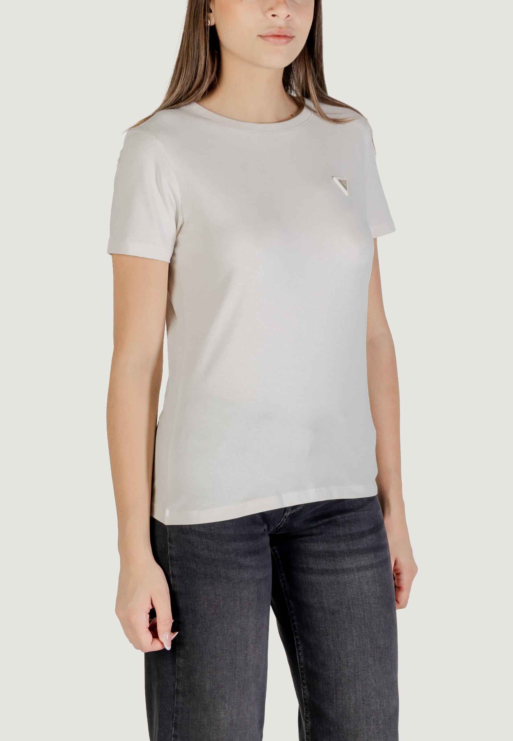 t-shirt crop top COLETTE T-SHIRT FEMME BLANC 3/5