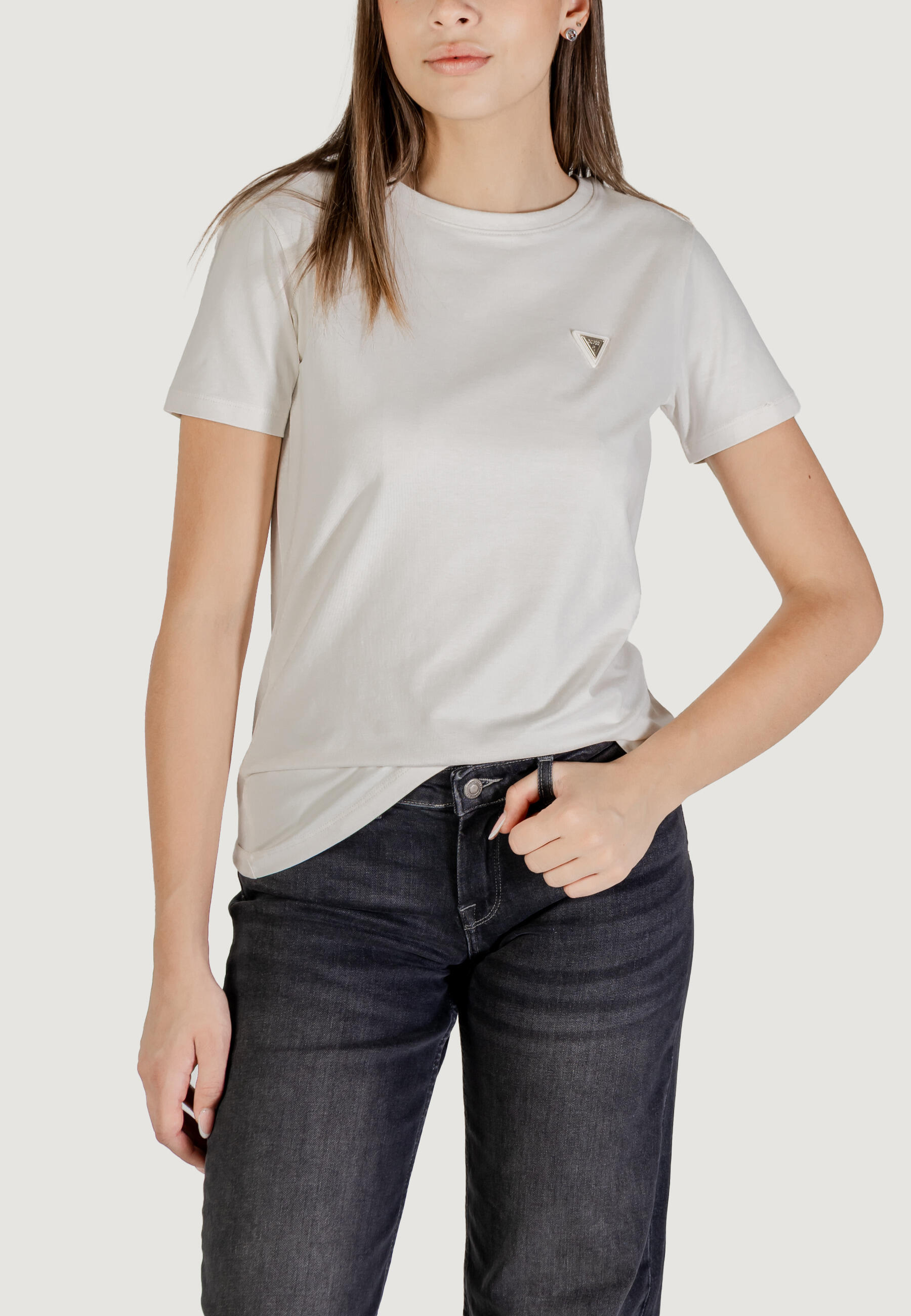 t-shirt crop top COLETTE T-SHIRT FEMME BLANC 1/5