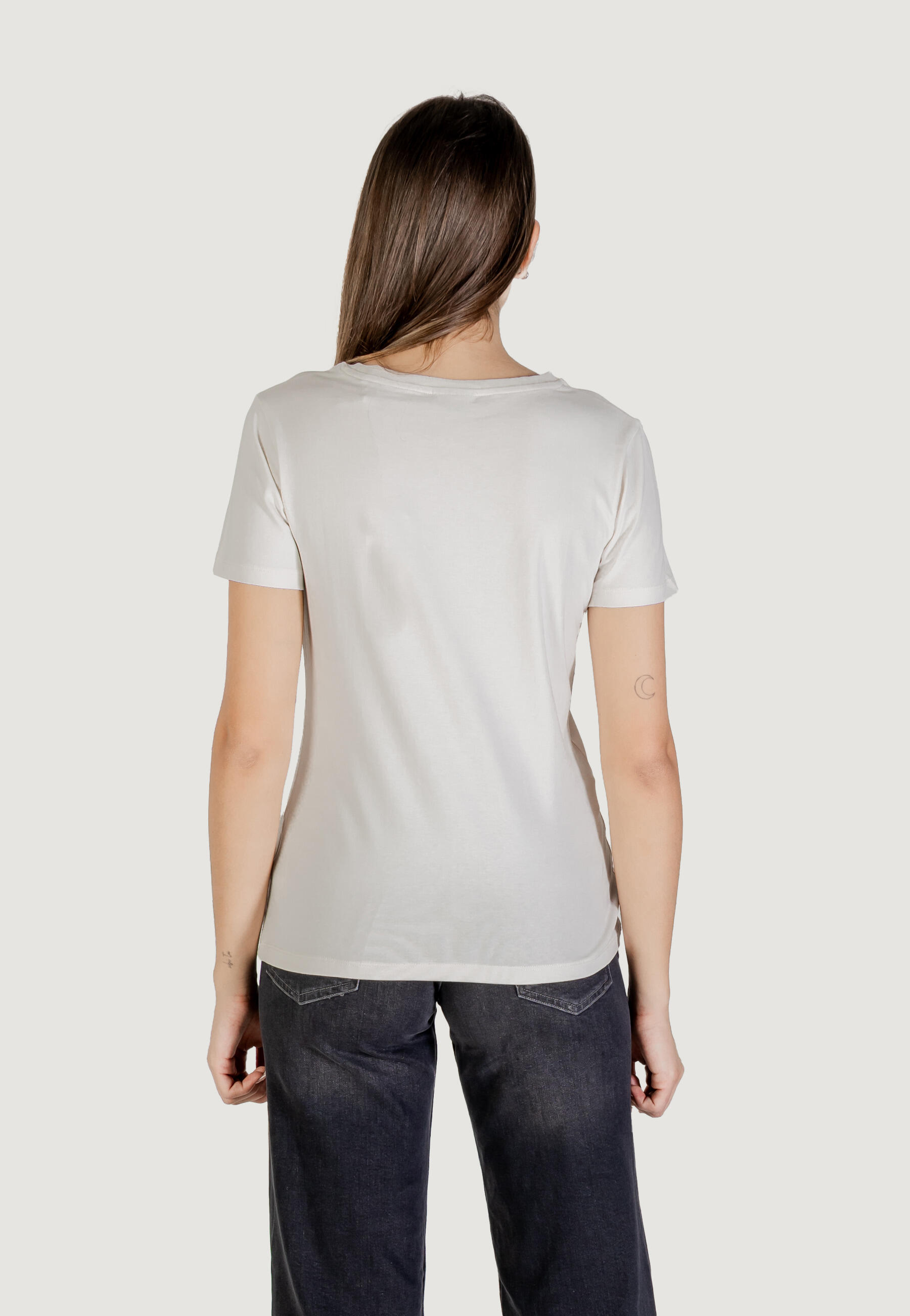 t-shirt crop top COLETTE T-SHIRT FEMME BLANC 5/5