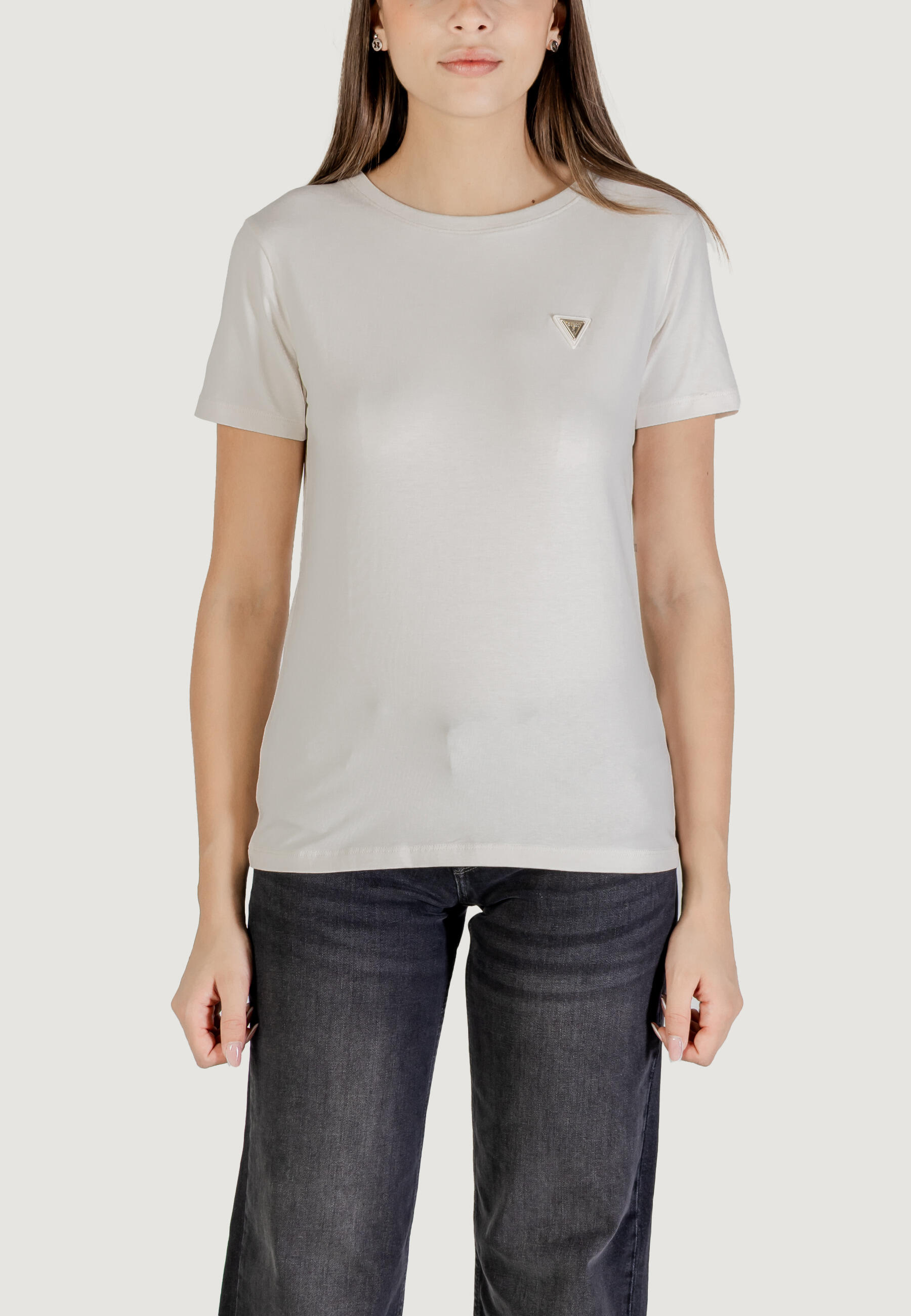 t-shirt crop top COLETTE T-SHIRT FEMME BLANC 4/5