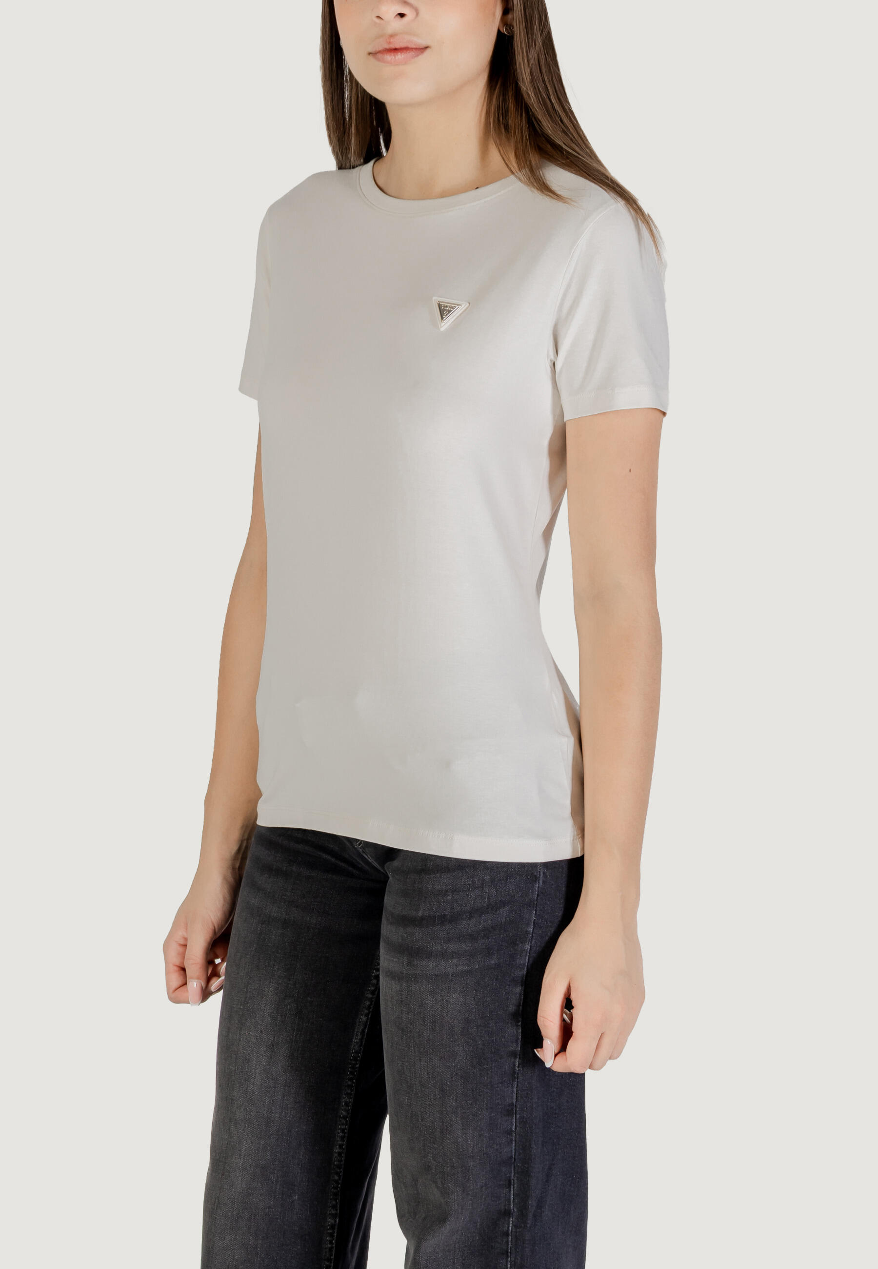 t-shirt crop top COLETTE T-SHIRT FEMME BLANC 2/5