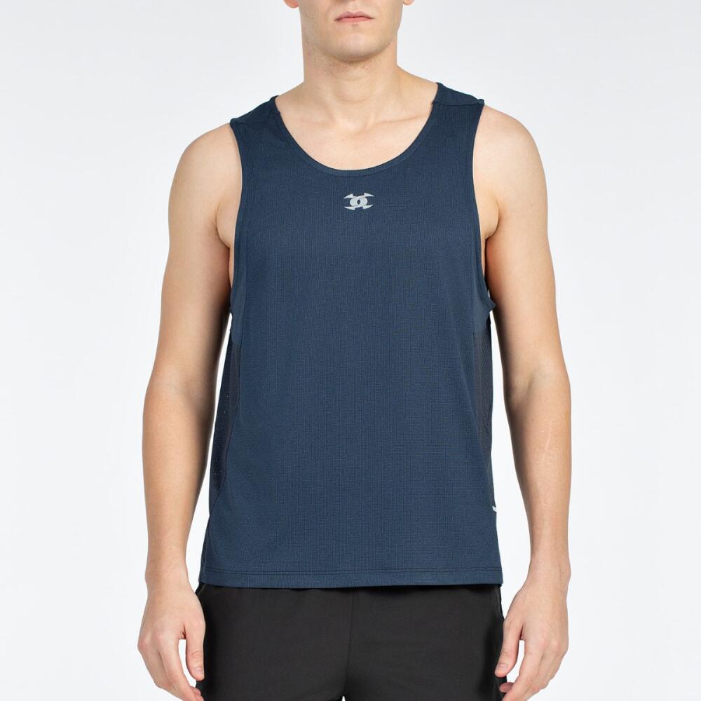JOHN SMITH HEZE. Azul oscuro. Camiseta tirantes hombre. 1/4
