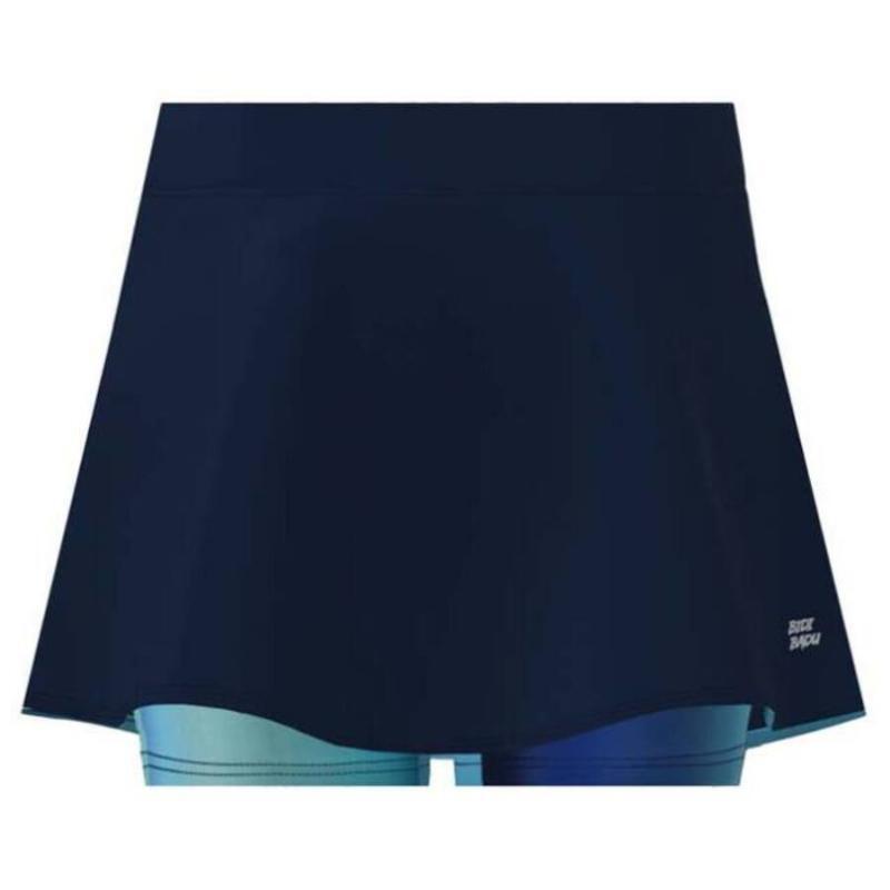 Falda Bidi Badu Spectrum Estampado Ondulado Azul Oscuro Aqua Junior 4/5
