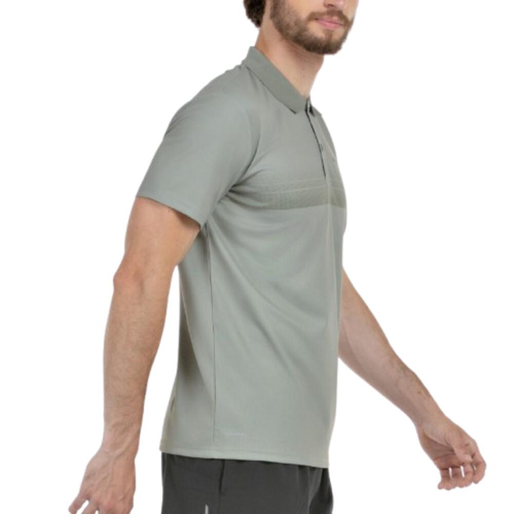 JOHN SMITH BRUNFE. Cáqui. Polo de manga curta para homem. 3/4