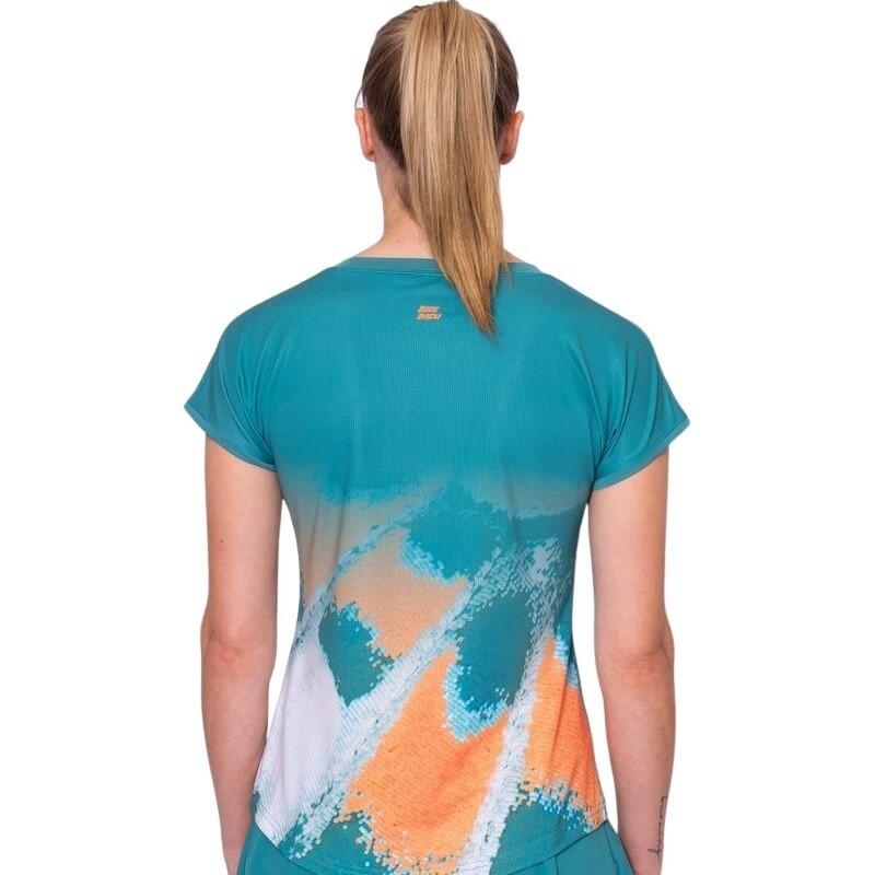 Bidi Badu Melbourne Capsleeve Petroleum T-Shirt Laranja Mulher 3/5