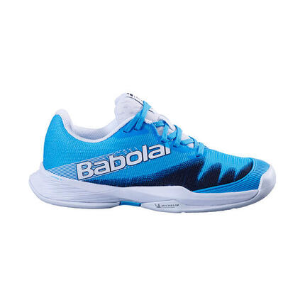 Zapatillas Para Niños Babolat Jet Premura 2 Junior Cyan Blue/white