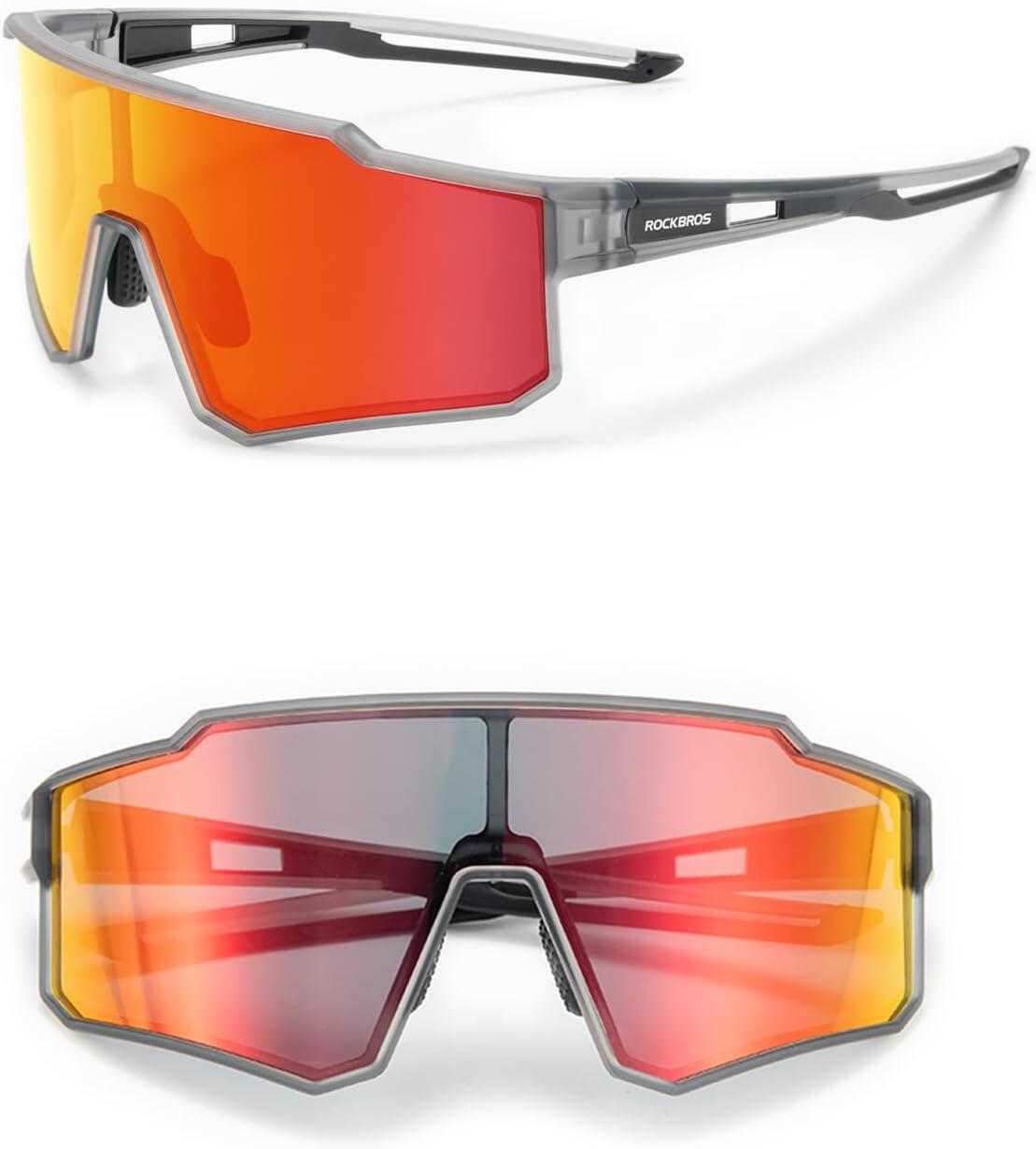 ROCKBROS TR90 Polarized Cycling Glasses with UV400 Protection