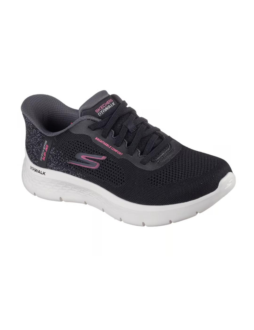 Chaussures pour femmes Skechers Go Walk Flex Noir 3/5