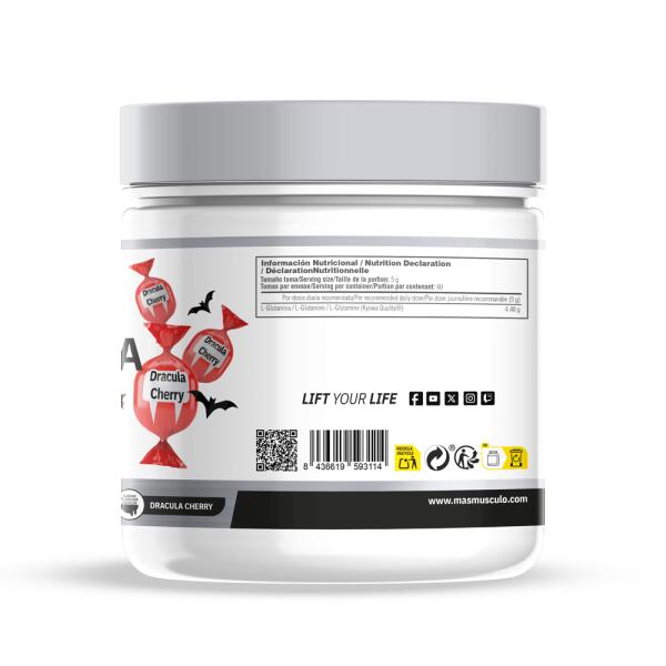 Glutamina Kyowa® - 300g Dracula Cherry MASMUSCULO 3/5