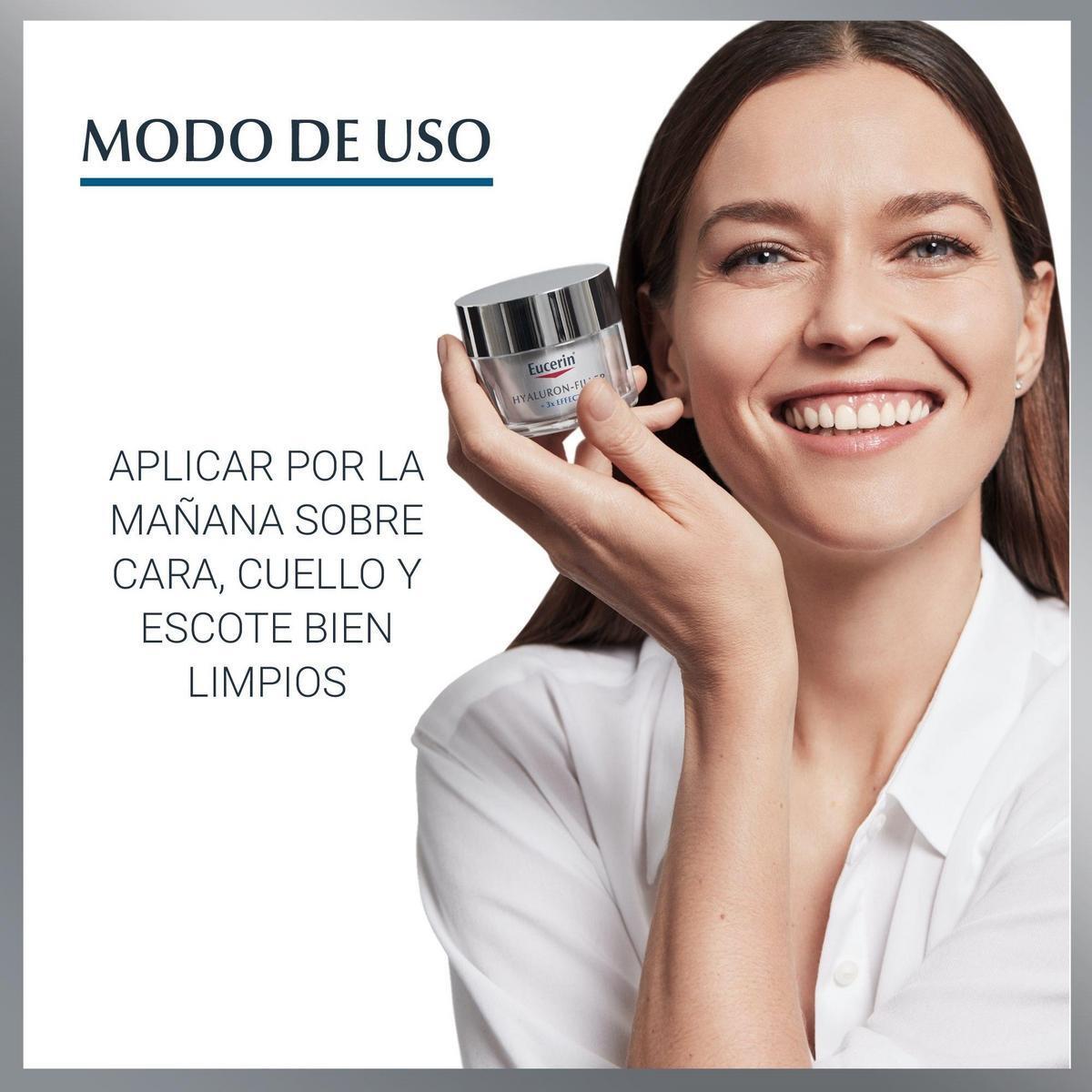 EUCERIN Hyaluron-Filler Crema Facial Antiedad Piel Seca FPS 15 50 ml 4/5