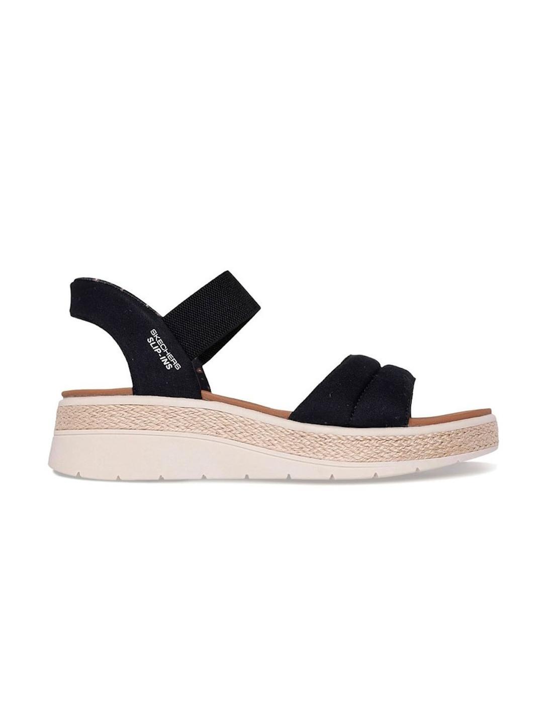 Sandales pour Femme Skechers Bobs Noir 1/4