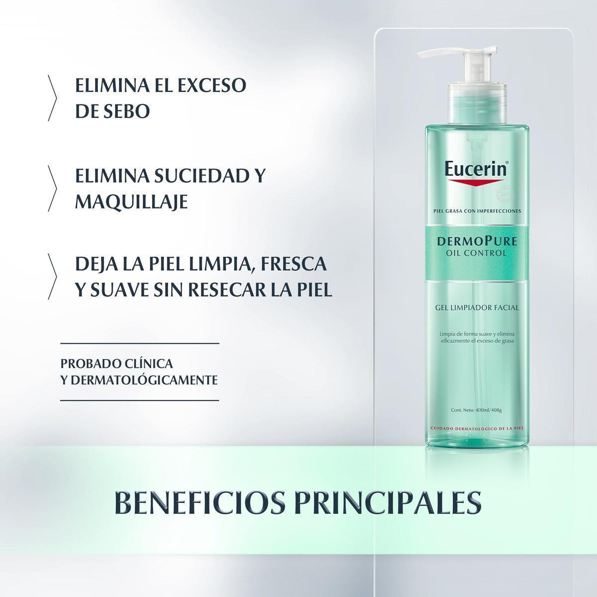 EUCERIN Dermopure Gel Limpiador Antiacné 200 ml 3/5