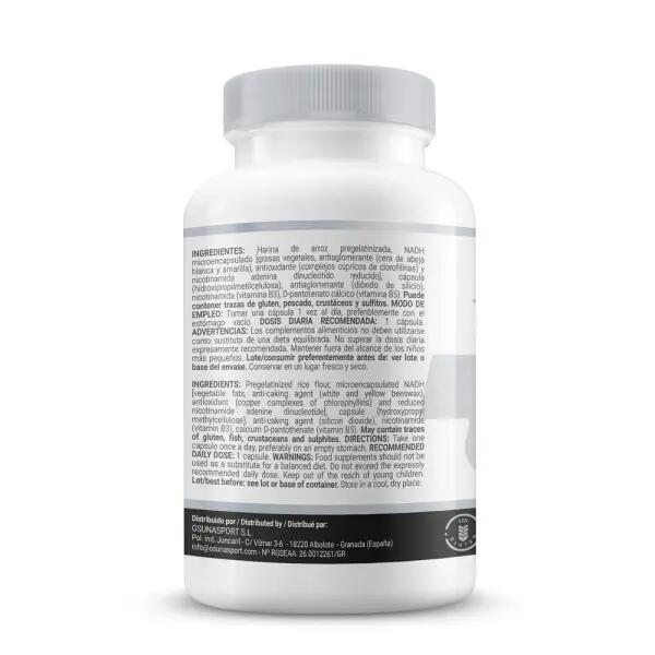 NADH Panmol® 100mg - 60 capsule vegetali MASMUSCULO 2/5
