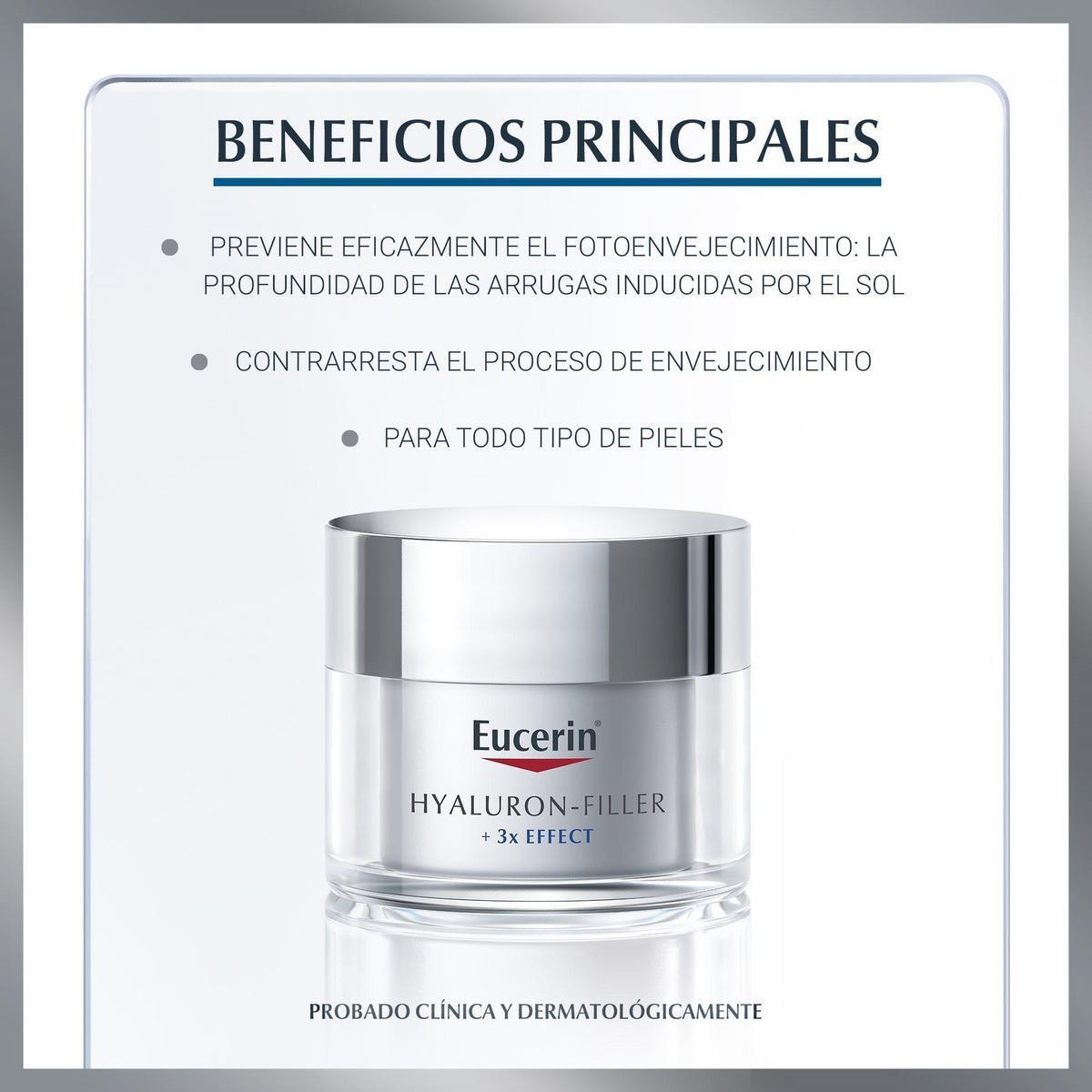 EUCERIN Hyaluron-Filler Crema Facial Antiedad Día SPF30 50 ml 3/5