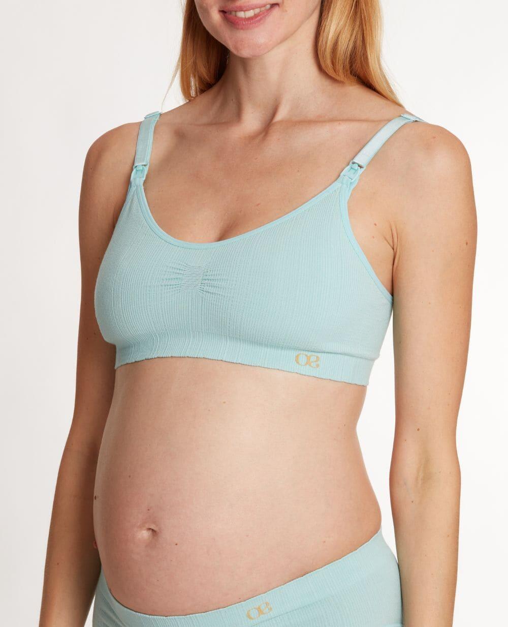 Brassière de grossesse et d'allaitement Zoé vert 2/5
