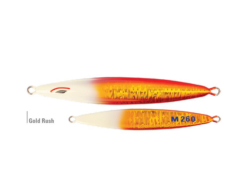 Pilker Mustad Mirotic slow gold rush 80 g, 8 cm