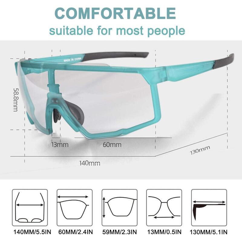 Ochelari de soare biciclete de oras fotocromatici, protecție UV400