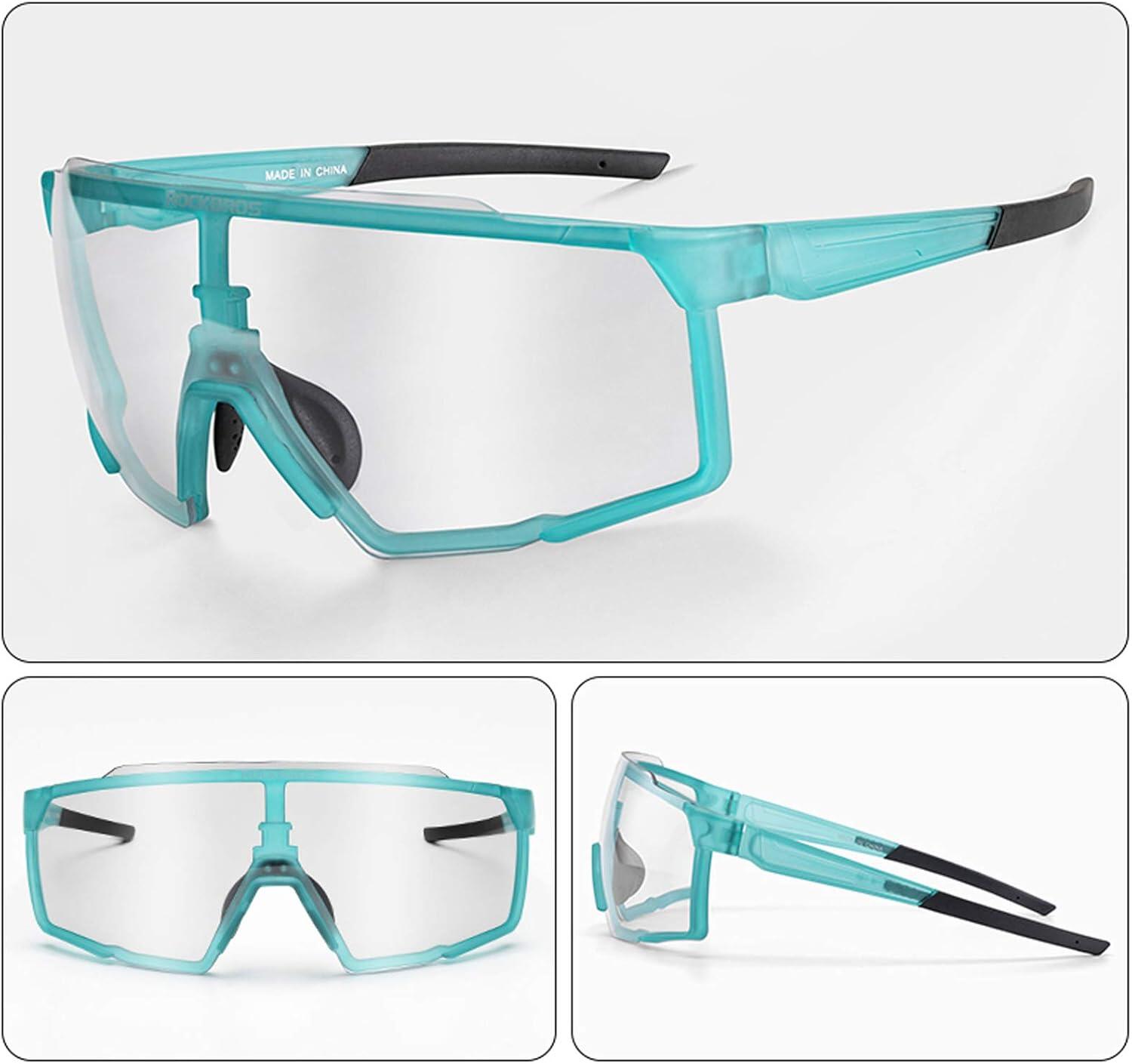 Fahrradbrille mit photochromatischen Gläsern 5/6