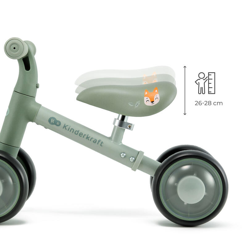 Kinderkraft CUTIE FLASH plimbare pe GREEN