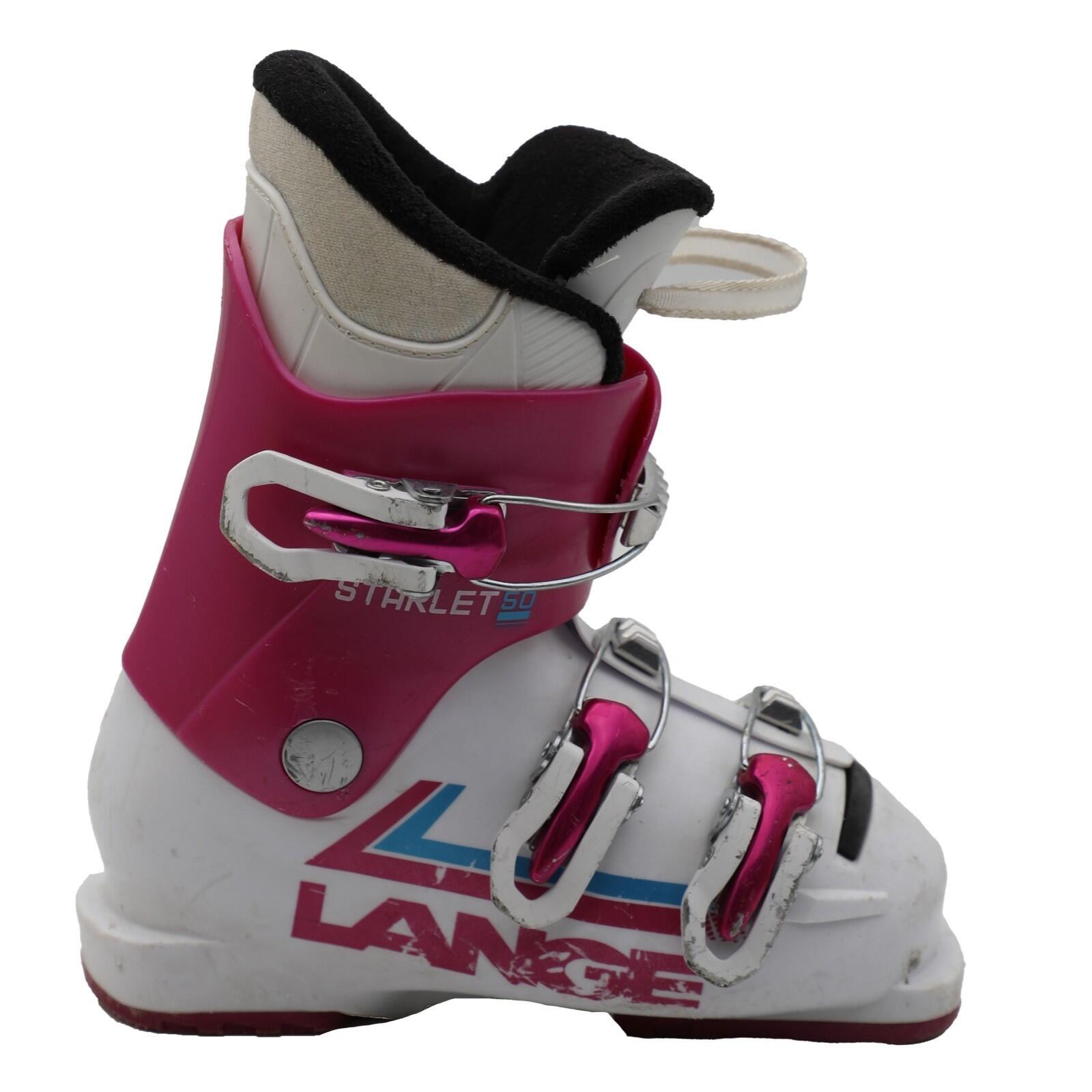 RECONDITIONNE - Chaussure De Ski Junior Lange Starlet 50_3 Crochets 1/4