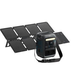 Kit station électrique Anker SOLIX C300X AC avec panneau solaire 60 W