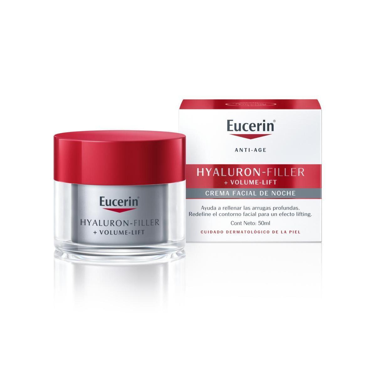 EUCERIN Hyaluron-Filler Volume-Lift Crema Antiedad de Noche 50 ml 2/5