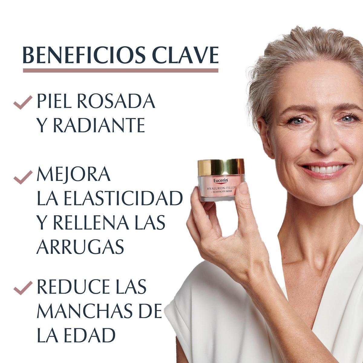 EUCERIN Hyalluron Filler+ Elasticity Crema Día Rosé SPF30 50 ml 3/5