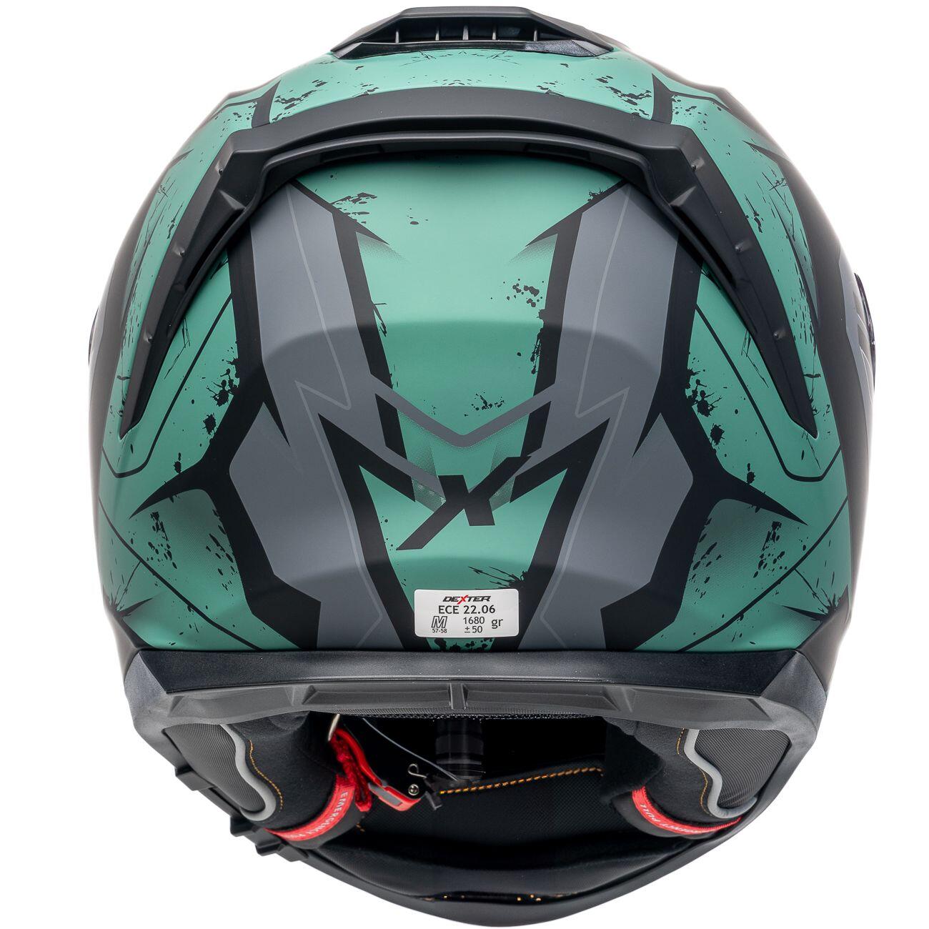 MOTOBLOUZ Casque Intégral MIRAGE DUNE Kaki mat | ECE 22.06 4/7