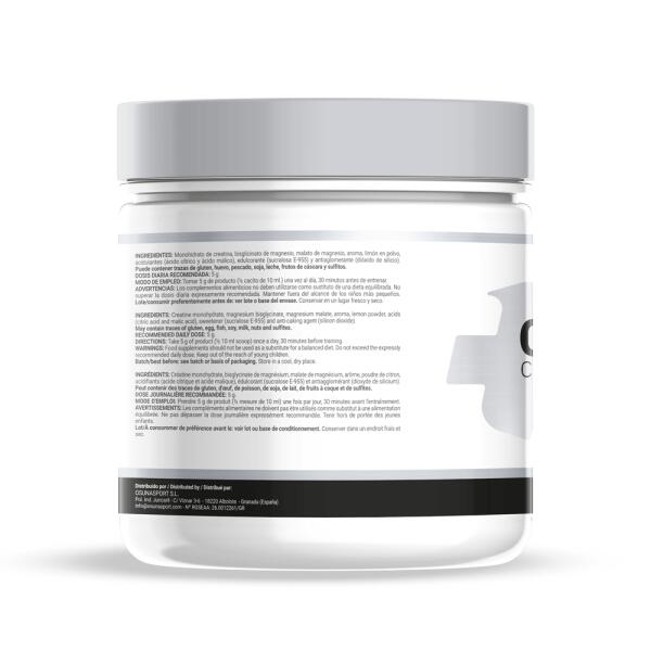 CreaMag Creatina (Creapure®) + Magnesio Albion® - 300g Limonada MASMUSCULO 2/5