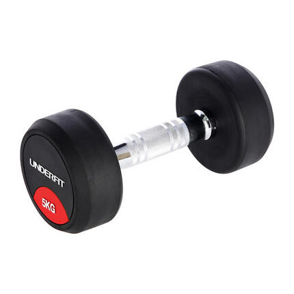 Hantla gumowana UNDERFIT do ćwiczeń siłowych fitness