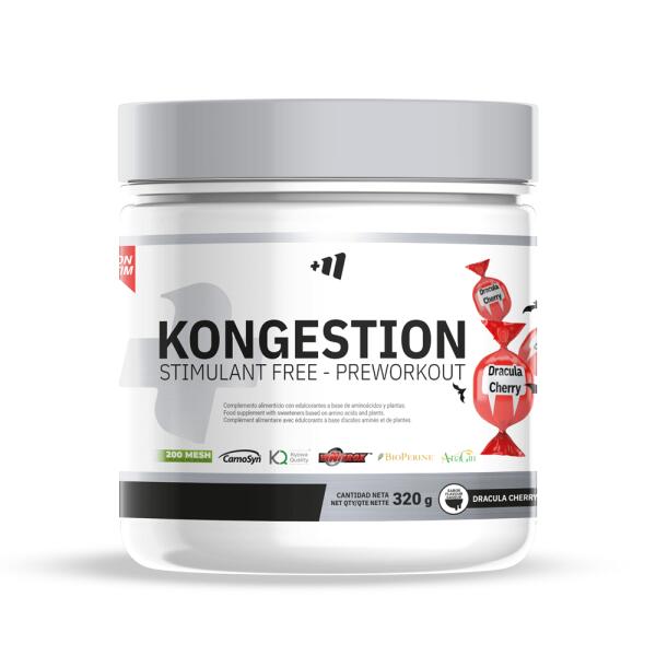 MMSUPPLEMENTS Kongestion Preworkout stimulant free - 320g Drácula Cherry da MM Supplements