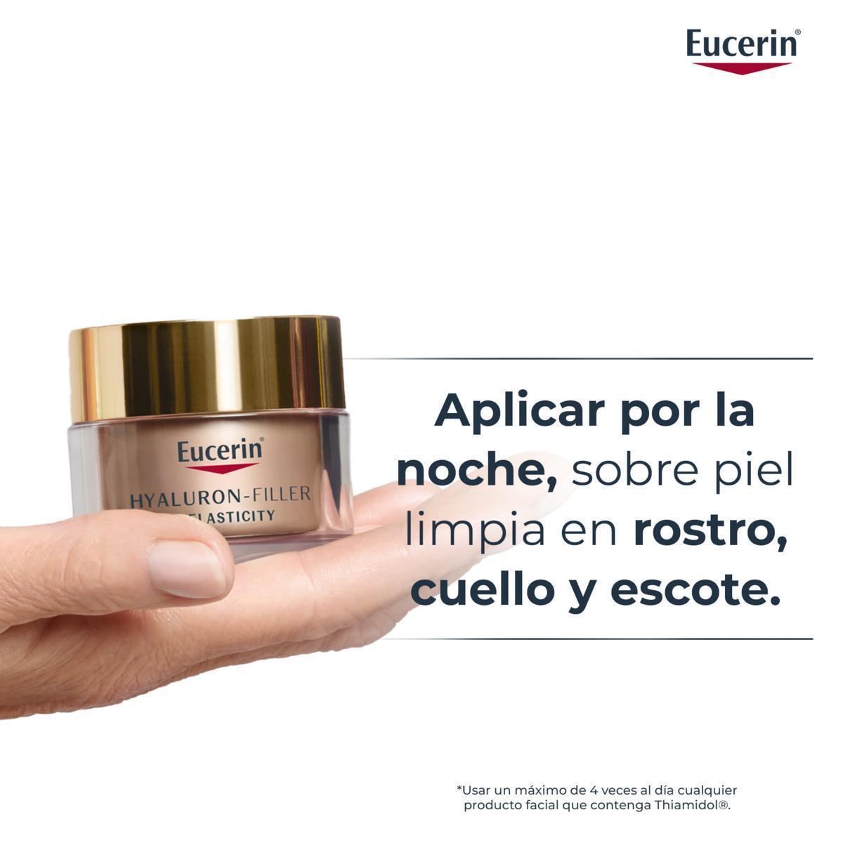 EUCERIN Hyaluron-Filler Elasticity Crema Antiedad Noche 50 ml 4/5