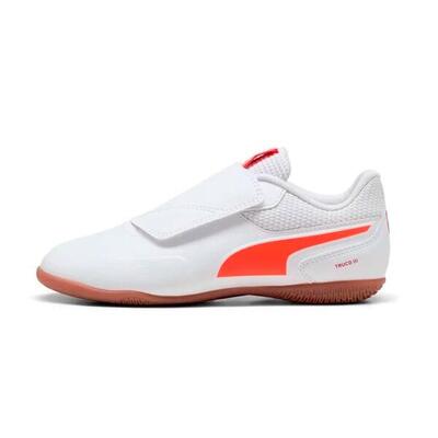 Zapatillas Futbol Sala Niño Puma TRUCO III V Blanco
