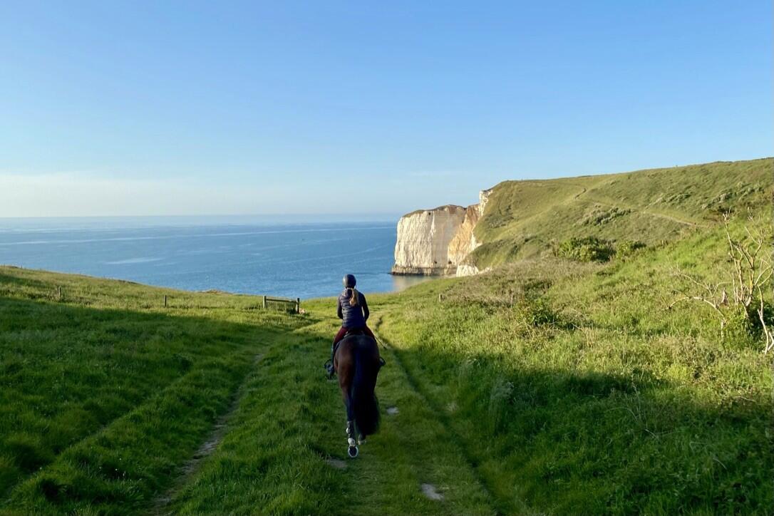 Randonnée équestre entre mer, falaises et forêts à Étretat 1/1